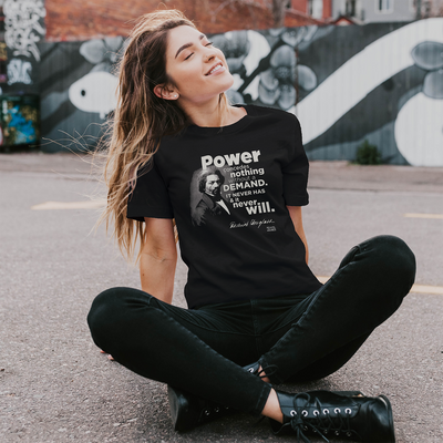 Power Concedes Nothing Frederick Douglass Tee