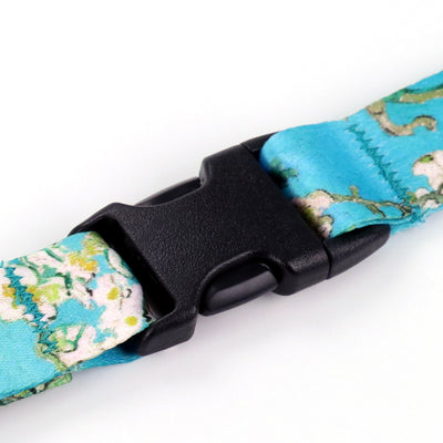 Buttonsmith Van Gogh Almond Blossom Breakaway Lanyard - Made in USA - Buttonsmith Inc.