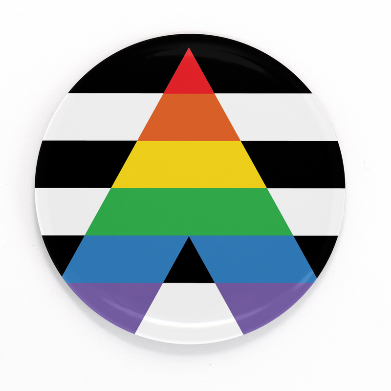 Ally Pride Flag Buttons