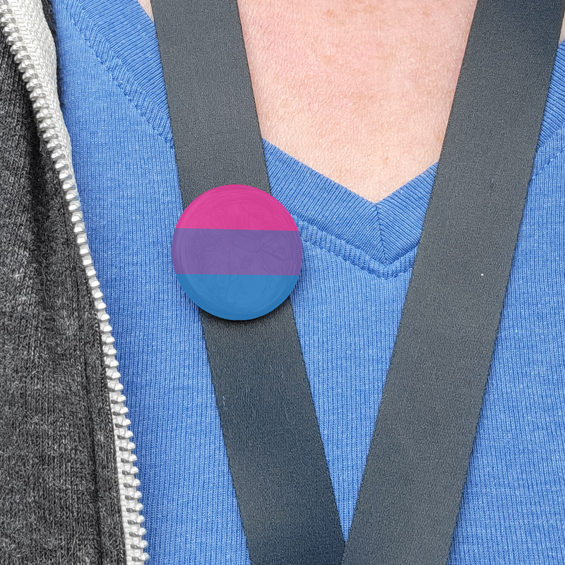Bisexual Pride Flag Buttons