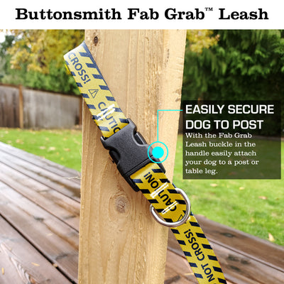 Caution Fab Grab Leash - Made in USA