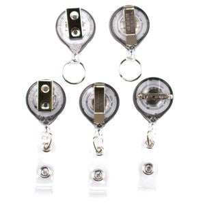 Buttonsmith® Alphonse Mucha Gemstones Tinker Reel® Badge Reel - Made in USA - Buttonsmith Inc.
