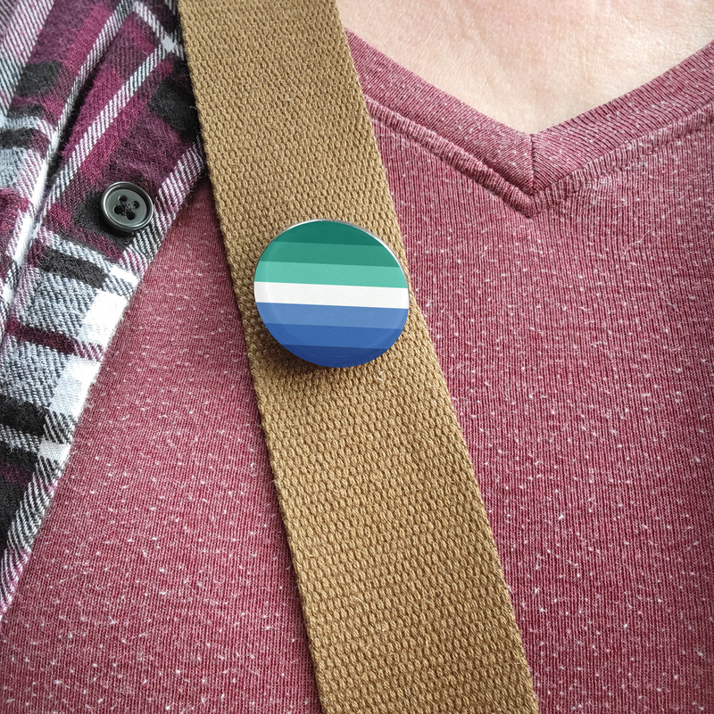 Gay Pride Flag Buttons