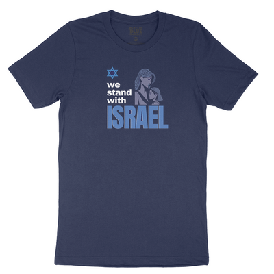 We Stand with Israel T-shirt - Benefitting the Jewish Federations of North America