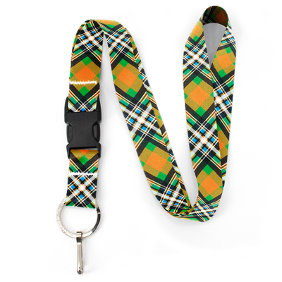 MacGill of Jura Plaid Premium Lanyard - with Buckle and Flat Ring - Made in the USA