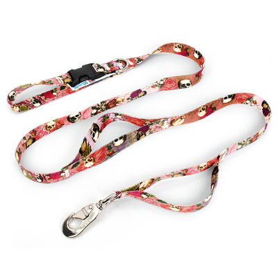 Skulls and Roses Fab Grab Leash - Made in USA