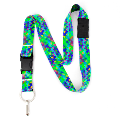 Intensity Triangular Breakaway Lanyard - with Buckle and Flat Ring - Made in the USA