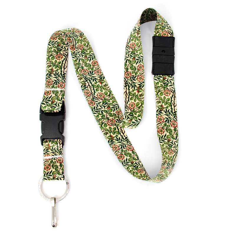 Morris Sweetbriar Breakaway Lanyard - with Buckle and Flat Ring - Made in the USA