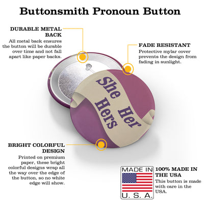 Banner 1.25" Pronoun Buttons