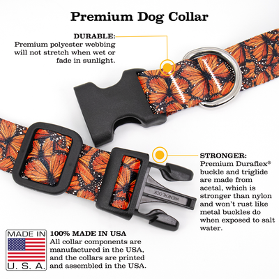 Monarch Dog Collar - Made in USA