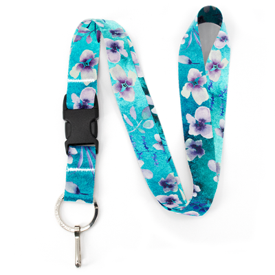Tranquility Premium Lanyard - with Buckle and Flat Ring - Made in the USA