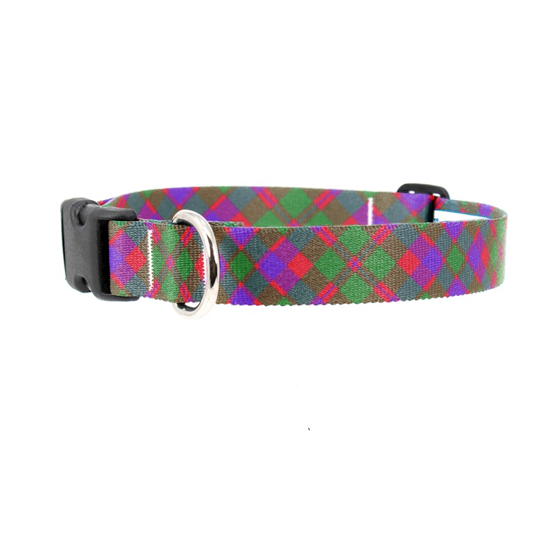 Glasgow Plaid Dog Collar - Made in USA