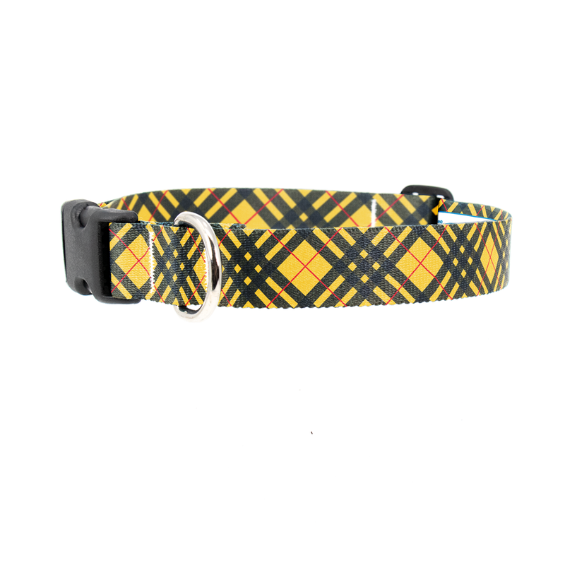 MacLeod of Lewis Plaid Dog Collar - Made in USA