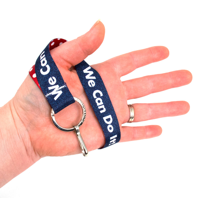 Buttonsmith We Can Do It Wristlet Lanyard Made in USA - Buttonsmith Inc.