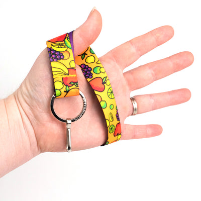 Buttonsmith Fruit Frenzy Wristlet Lanyard Made in USA - Buttonsmith Inc.