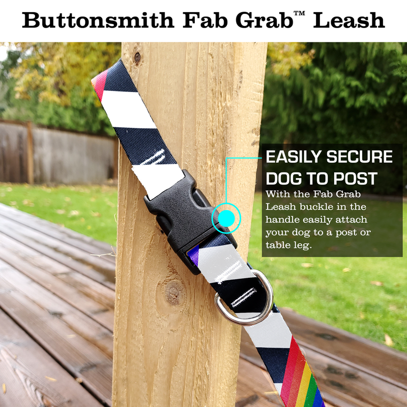 Pride Ally Fab Grab Leash - Made in USA