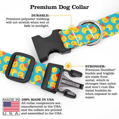 Just Ducky Dog Collar - Made in USA