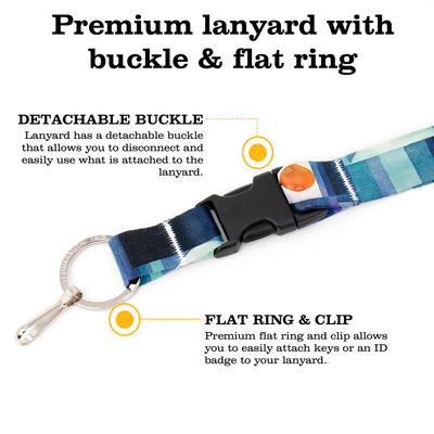 Klee Harbinger of Autumn Breakaway Lanyard - with Buckle and Flat Ring - Made in the USA