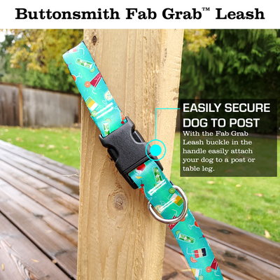Cocktails Fab Grab Leash - Made in USA