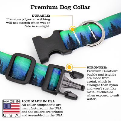 Northern Lights Dog Collar - Made in USA