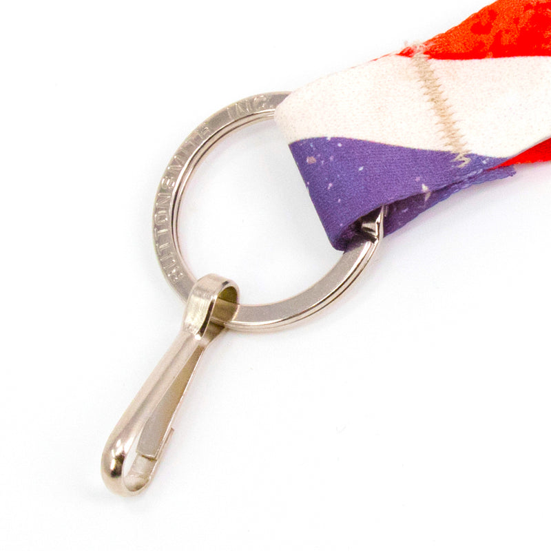 Buttonsmith Old Glory Premium Lanyard - Made in USA - Buttonsmith Inc.