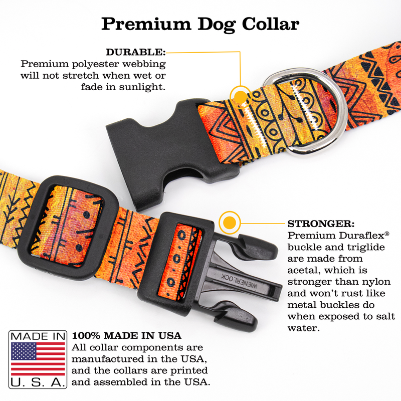 Sunny Borders Dog Collar - Made in USA