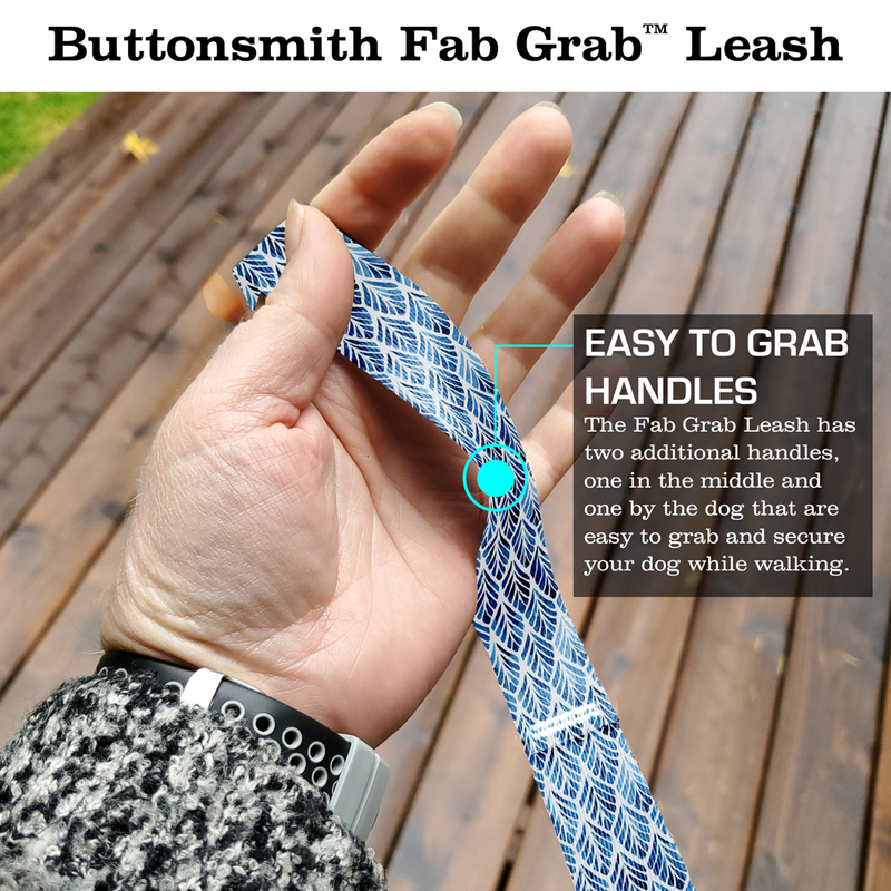 Blue Fans Fab Grab Leash - Made in USA
