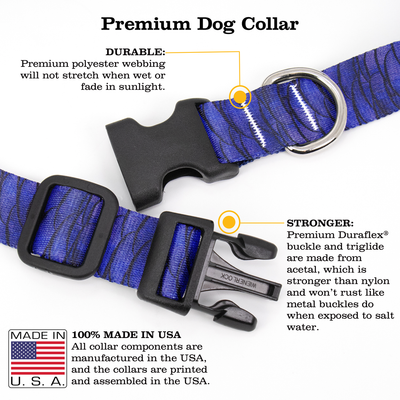 Purple Martin Dog Collar - Made in USA