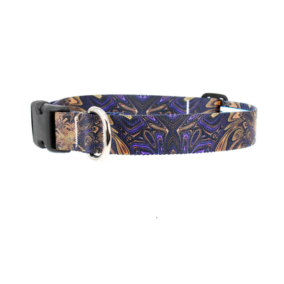 Infinity Brown Dog Collar - Made in USA