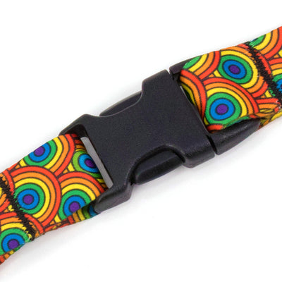 Buttonsmith Rainbow Arches Breakaway Lanyard - Made in USA - Buttonsmith Inc.