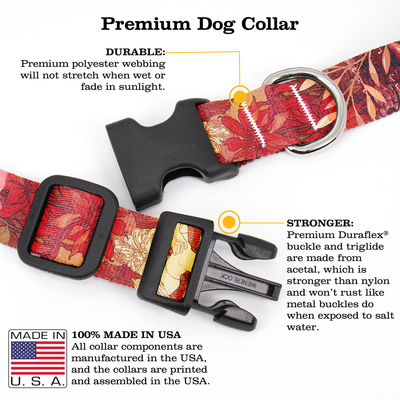Mucha Ruby Dog Collar - Made in USA