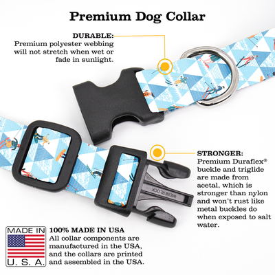 Skiers Dog Collar - Made in USA