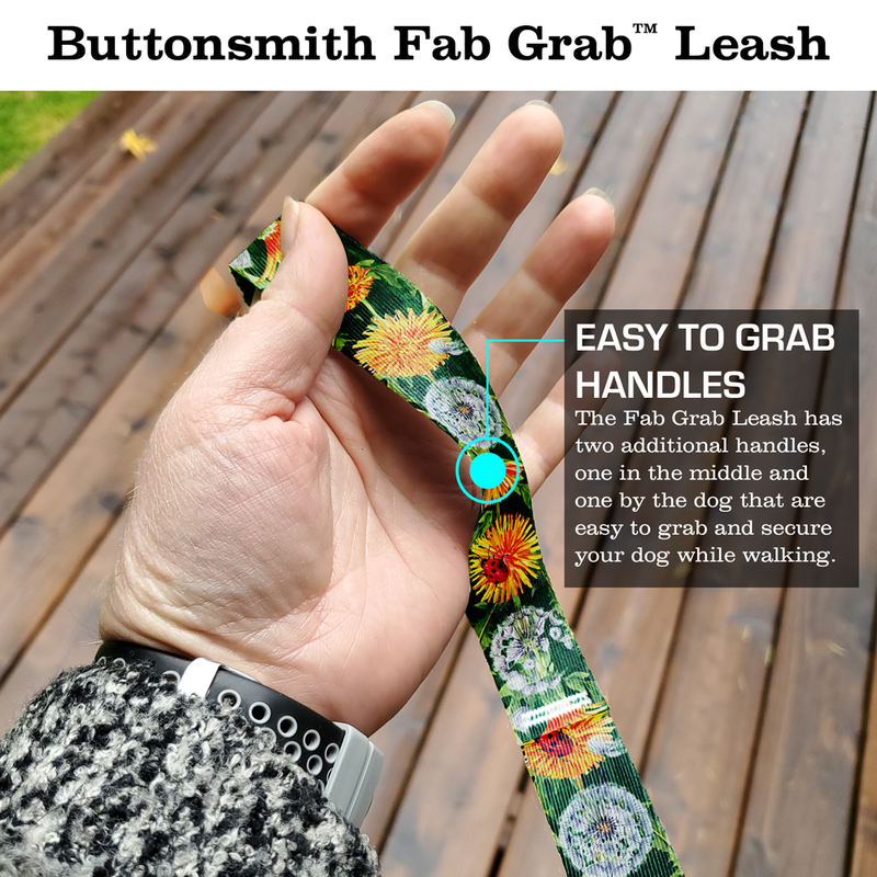 Dandelion Wishes Fab Grab Leash - Made in USA