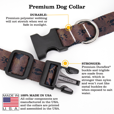 Wild Tracks Dog Collar - Made in USA