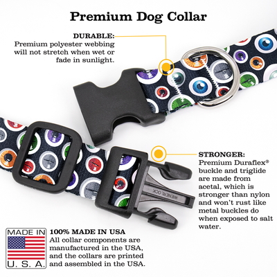 The Eyes Have It Dog Collar - Made in USA