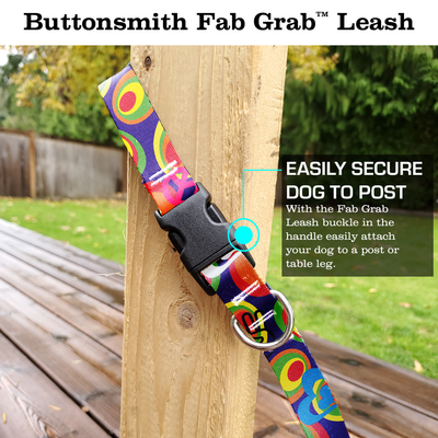 Flower Power Fab Grab Leash - Made in USA