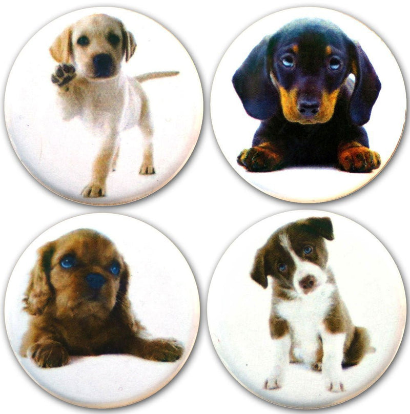 Buttonsmith® Puppies  Tinker Top® Set – Made in USA – for use with Tinker Reel® Badge Reels - Buttonsmith Inc.