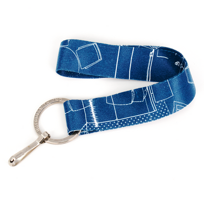 Arch Blueprints Wristlet Lanyard - with Buckle and Flat Ring - Made in the USA
