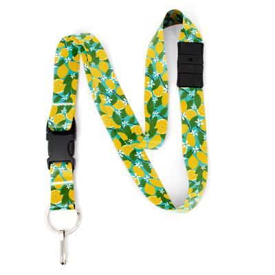 Lemon Grove Breakaway Lanyard - with Buckle and Flat Ring - Made in the USA