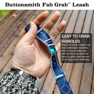 Architecture Blueprints Fab Grab Leash - Made in USA