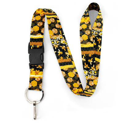 Hive Heaven Premium Lanyard - with Buckle and Flat Ring - Made in the USA