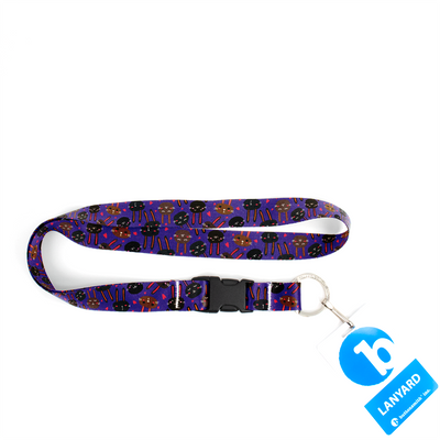 Bunny Premium Lanyard - with Buckle and Flat Ring - Made in the USA