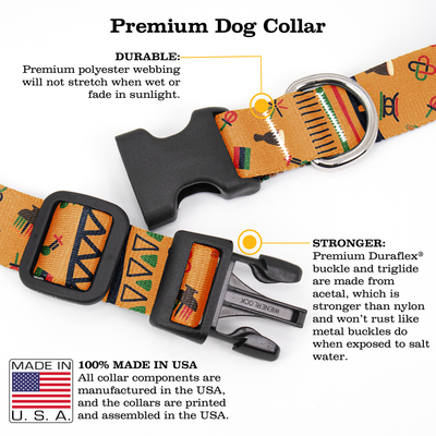 Kwanzaa Dog Collar - Made in USA
