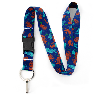 Deepwater Denizens Premium Lanyard - with Buckle and Flat Ring - Made in the USA