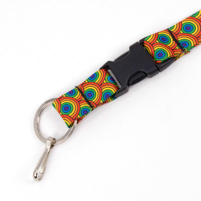 Buttonsmith Rainbow Arches Breakaway Lanyard - Made in USA - Buttonsmith Inc.