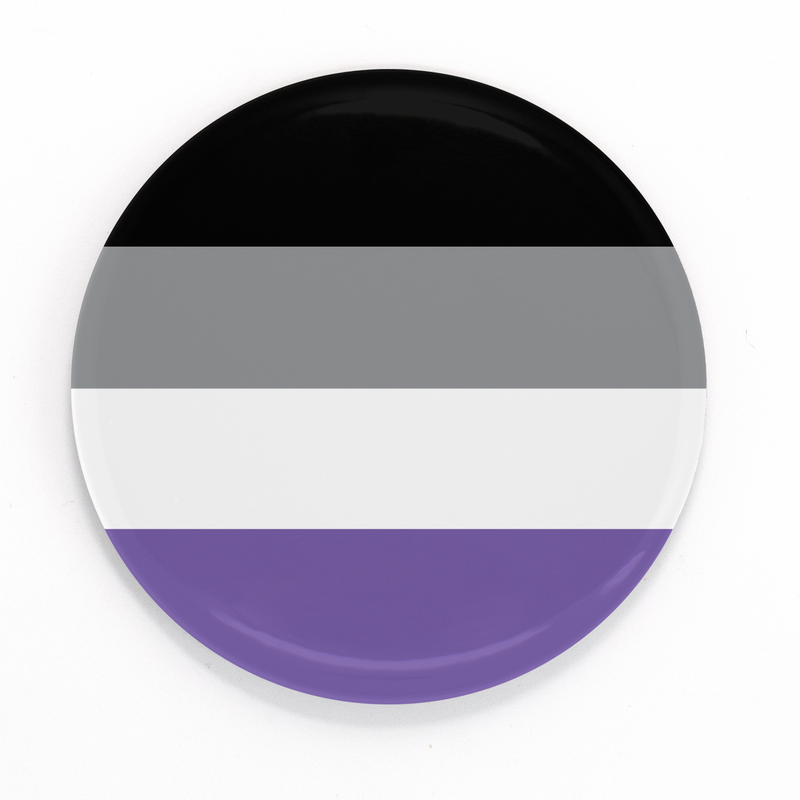 Asexual Pride Flag Buttons