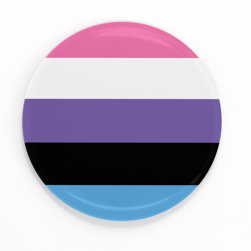 Gender Fluid Pride Flag Buttons