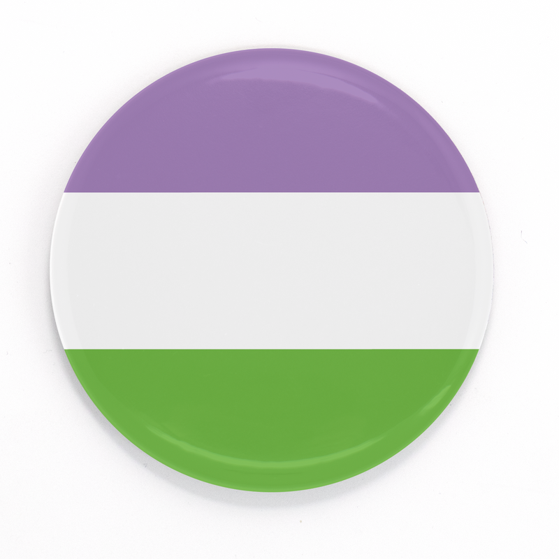 Gender Queer Pride Flag Buttons