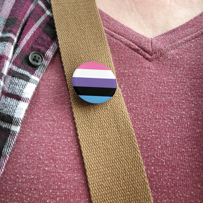 Gender Queer Pride Flag Buttons