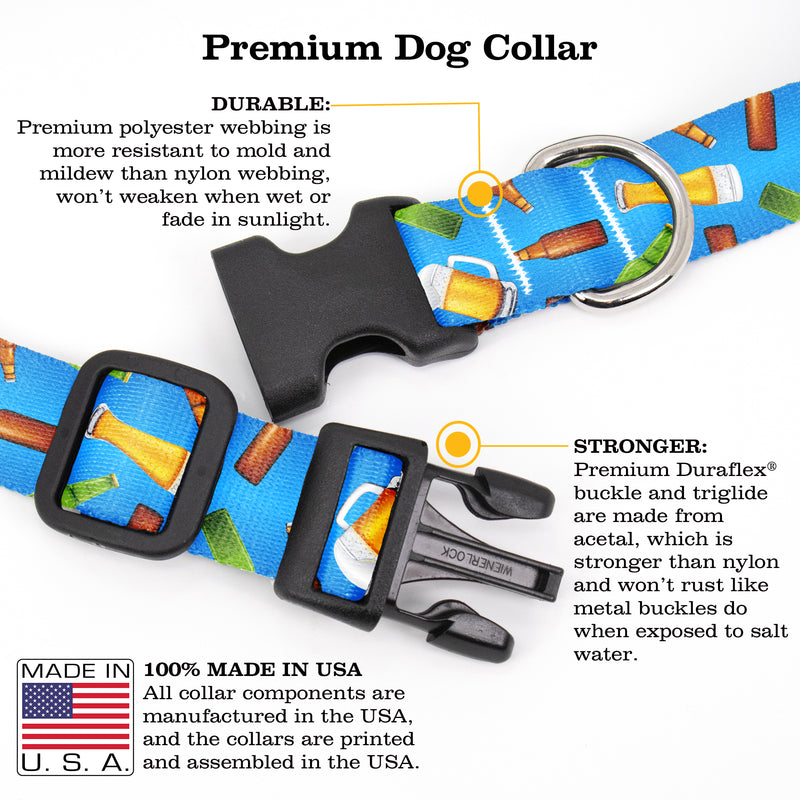 Beer Dog Collar - Made in USA
